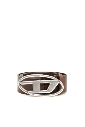 b-1dr 3,9 cm leren riem met D-gesp