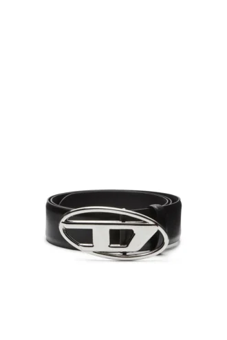 b-1dr 4 cm leren riem met ovale D-gesp