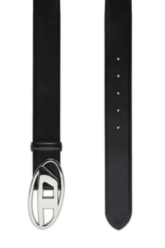 b-1dr 4 cm leren riem met ovale D-gesp