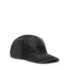 c-enic Denim pet met gerafelde details en geborduurd logo