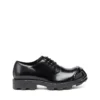 d-hammer so d D-Hammer-Leren veterschoenen met ovale D-neus