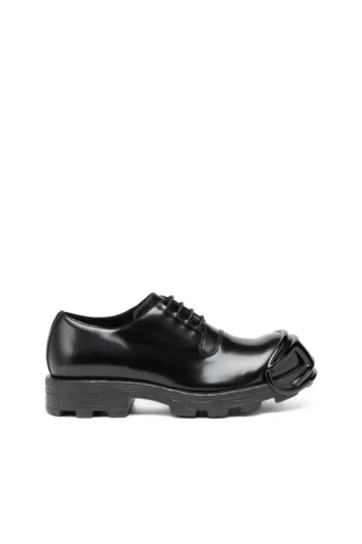 d-hammer so d D-Hammer-Leren veterschoenen met ovale D-neus