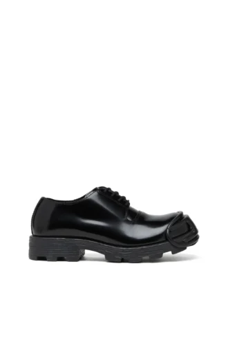 d-hammer so d D-Hammer-Leren veterschoenen met ovale D-neus