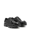 d-hammer so d D-Hammer-Leren veterschoenen met ovale D-neus