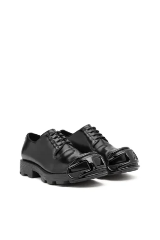 d-hammer so d D-Hammer-Leren veterschoenen met ovale D-neus