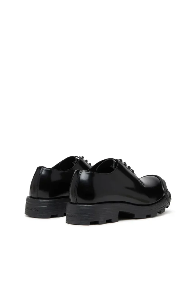 d-hammer so d D-Hammer-Leren veterschoenen met ovale D-neus