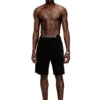 devin-d-pop Katoenen loungeshort met Diesel-logo