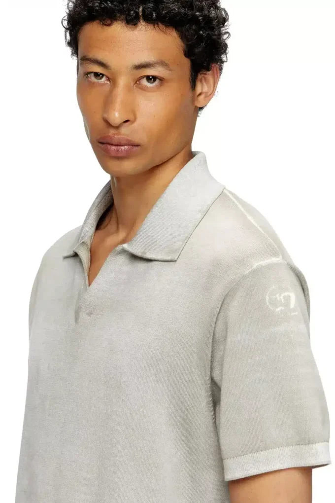 k-lorenzo-ss Polo met korte mouwen en omgekeerde print