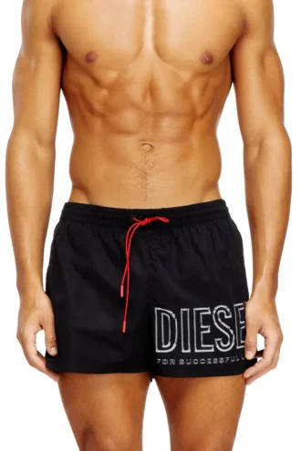 olympic-34-d-core Middelgrote zwemshort met logo in contouren