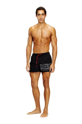 olympic-34-d-core Middelgrote zwemshort met logo in contouren