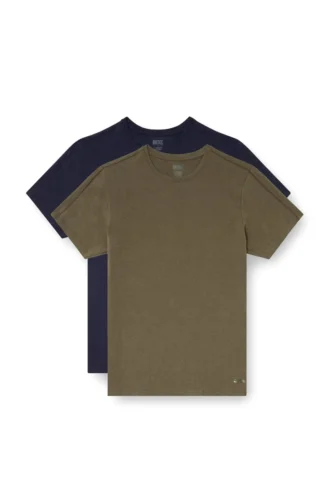 randal-d-mono-2pack 2-pack T-shirts van soepel jersey