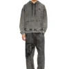 s-boxt-hood-den Hoodie met raw-cut patch op de rug