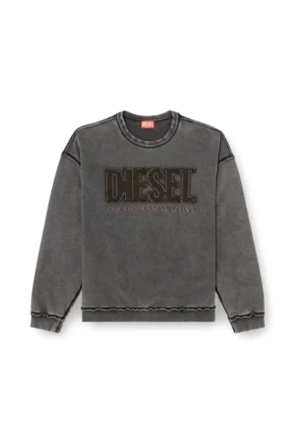 s-boxt-raw-v1 Katoenen sweatshirt met applicatielogo