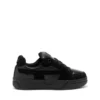 s-d-ollie low D-Ollie-Monochrome sneakers van suède en leer