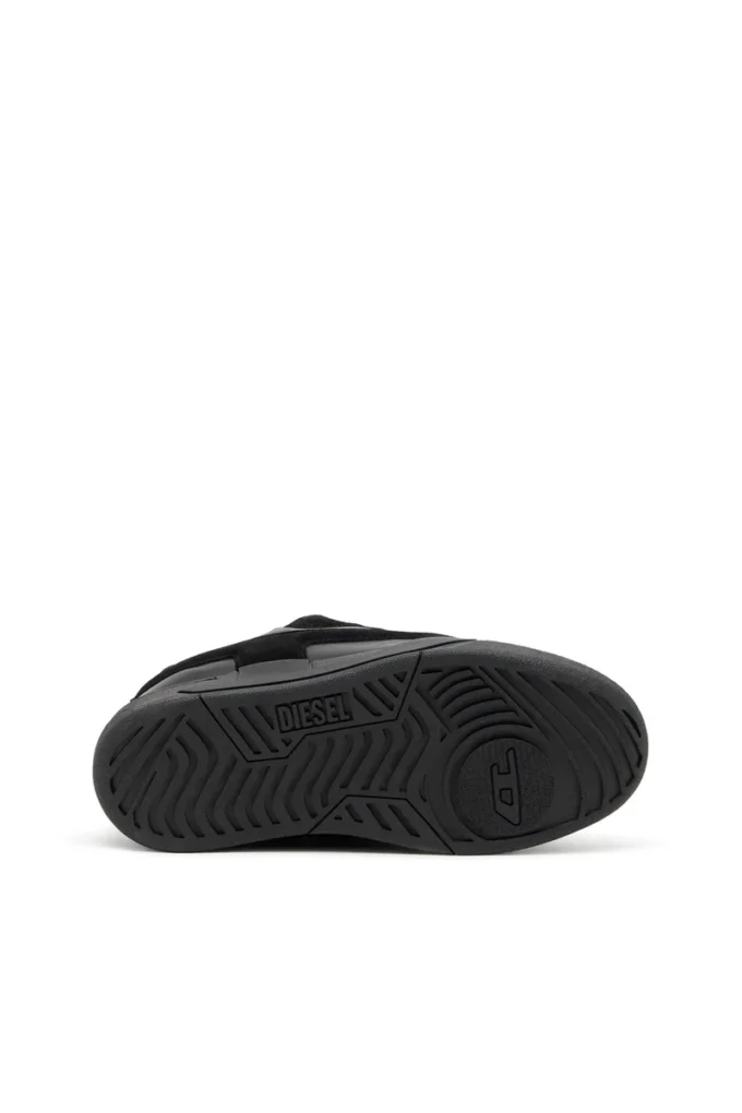 s-d-ollie low D-Ollie-Monochrome sneakers van suède en leer