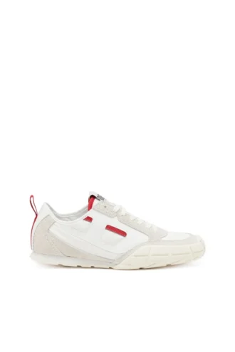 s-pagodha low S-Pagodha-Sneakers van leer, suède en ripstop