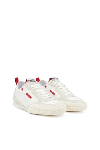 s-pagodha low S-Pagodha-Sneakers van leer, suède en ripstop