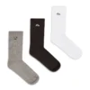 skm-d-oval 3-pack katoenen sokken met Oval D-borduursel