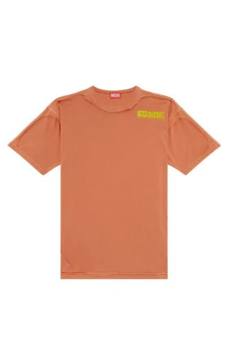t-boxt-dbl T-shirt met destroyed peel-off effect