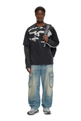 t-boxt-n14 T-shirt met distressed logo