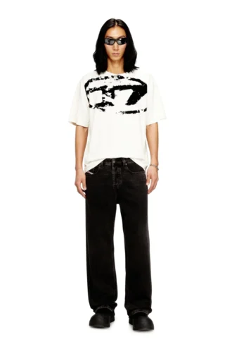 t-boxt-n14 T-shirt met distressed logo