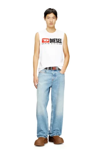 t-isco-div Tanktop met logo op de borst