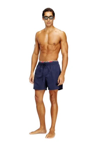 visper-41-d-core Middelgrote zwemshort met logoprint
